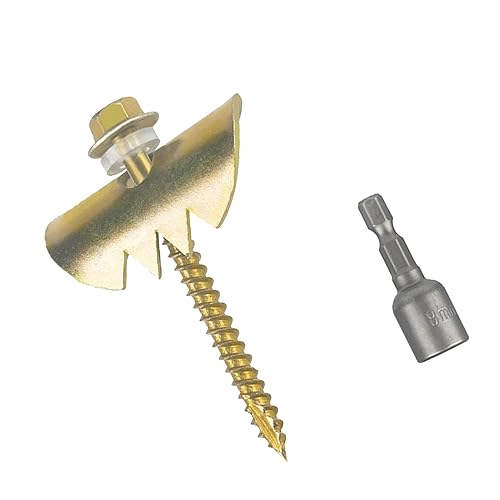 Zaunnägel – 50 Stück 2-Zoll-Zaunbefestigungsnägel aus Verzinktem Edelstahl, Zaunklammer Für Drahtgeflecht Und Gewebte Zäune, Ersetzt Die übliche Zaunklammer - Cheap-Us