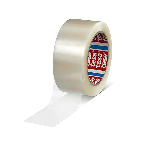 Tesa 4280 Packaging Tape – 6 Rollen Klebeband für Verpackungen, Kartons, Umzug, Lager, Arbeit, Versiegelung garantiert – 48 mm x 50 m, (6 Rollen) (Transparent) - Cheap-Us