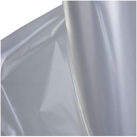 Baufolie Typ 200 4m x 25m (100m²) transparent - Extra starke Bauplane - wasserdichte Abdeckfolien Rolle - reißfeste Estrichfolie - Plastikfolie für Innen- und Außenbereich - Cheap-Us