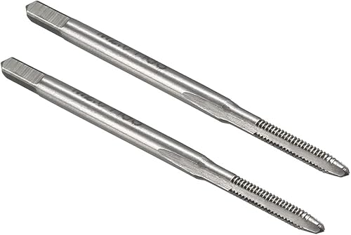 sourcing map 2 Stk. Metrisches Maschinen Gewindebohrer M2 x 0,4mm HSS Gewindeschneiden Maschinenreparatur Reparatur DIY Werkzeug - Cheap-Us