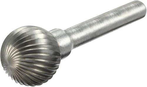 sourcing map 5/8'Kopf 6mm Schaft Hartmetall Ball Shaped Rotary Datei Schleifwerkzeug DE de - Cheap-Us