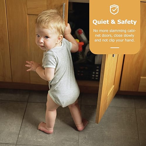 Furniware 2 Stück Soft Close Schrankscharnier, 4D-Einstellung (Tiefe, Seite, Höhe und Schließgeschwindigkeit) Volle Overlay-Scharniere, für Möbel Küchenschrank - Cheap-Us