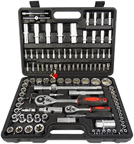 Tools 108-teiliges Set (108tlg) Ratschenkasten Nusskasten Werkzeug Koffer Set Nüsse - Cheap-Us