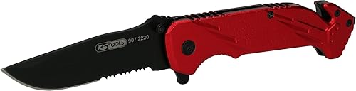 KS Tools 907.2220 Klappmesser mit Arretierung, Size, Farbe, Rot - Cheap-Us