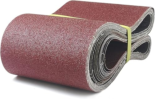 Schleifbänder 150 x 1220 mm (15 Stück), Schleifband Set Körner 80/120/150/240/400 für Bandschleifer Stationär - Cheap-Us