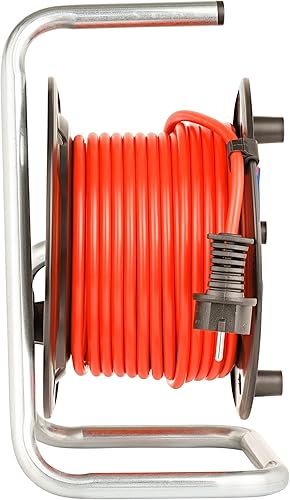 Brennenstuhl Kabeltrommel (Outdoor-Kabeltrommel mit 20m Kabel in rot, aus Spezialkunststoff, für die vorübergehende und zeitlich begrenzte Verwendung im Freien, IP44) - Cheap-Us
