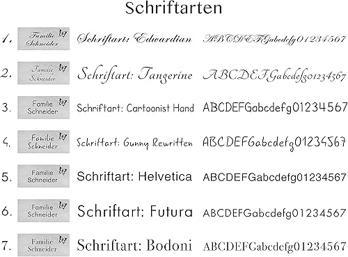 Motiv Edelstahl Briefkastenschild I über 40 Motive zur Auswahl I Klingelschild mit Gravur I Türschild in 100x40mm I Namensschild Selbstklebend - Hund - Cheap-Us