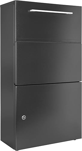 Haussmann Paketbriefkasten 400 Protect, Paketkasten, Briefkasten groß, Postbox, geschützt vor Regen, kontaktlose Zustellung, fertig montiert, robuste Qualität… - Cheap-Us