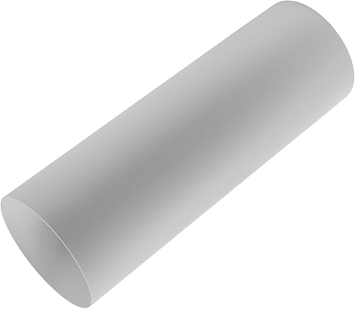 Vent Systems Ø125 mm rundes Lüftungsrohr – 0,5m lang – für Kanalanschluss, Abluftkanal oder Versorgungskanal, Heizungs- und Kühllüftungssystem. - Cheap-Us