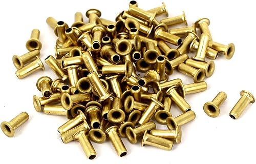 sourcing map 100 Stück 3x8mm Durchgangsloch Hohlnieten Leiterplatten Nägel Befestigung de - Cheap-Us