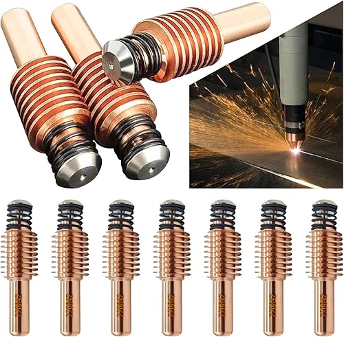 220842 Plasmaschneider-Elektroden, 105A Plasma-Elektroden-Schneidbrenner Verbrauchsmaterialien Kompatibel mit Hypertherm Powermax 45XP 65 85 105 HRT HRTs MRT (10) - Cheap-Us