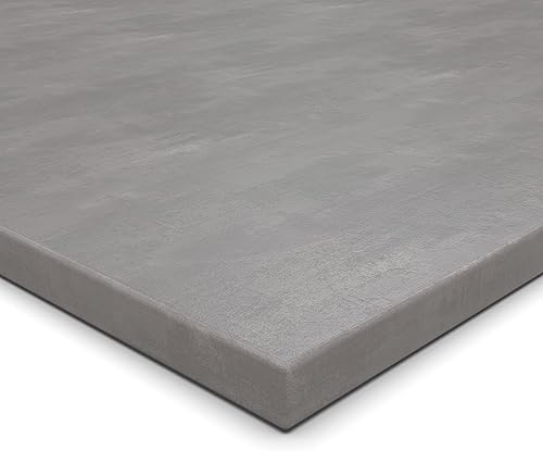 19mm Spanplatte Zuschnitt Beton melaminharzbeschichtet Länge bis 200cm Dekorplatten Zuschnitte mit Umleimer Auswahl: 10 x 50 cm (ABS Kante komplett) - Cheap-Us