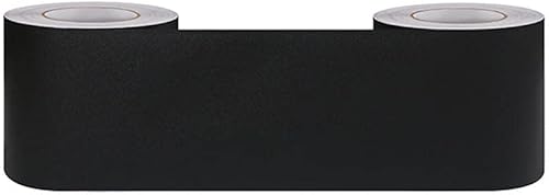 KeZheXi Tapetenbordüre Selbstklebend schwarz 10x500CM für Badezimmer Wohnzimmer Küche Verdicken PVC Dekorative Bordüre Abnehmbare Wasserdicht Taille rahmen Wandtattoo - Cheap-Us