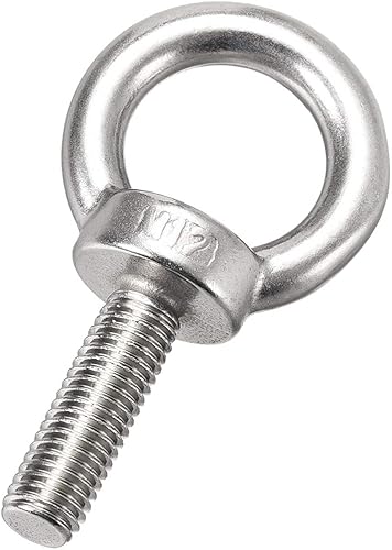 sourcing map 2Stk.Ringschraube M12 x 40mm Außengewinde 304 Edelstahl zum Aufhängen - Cheap-Us