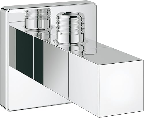 GROHE | Eurocube | Sicherungstechnik - Eckventil | Wandanschluss 1/2 Zoll, Abgang 3/8 Zoll mit Schubrosette | 22012000 - Cheap-Us
