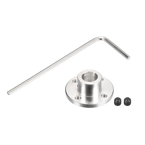 sourcing map 5Stk. 10mm Flanschkupplungssteckverbinder Wellenachsenarmaturen für DIY RC Modellmotoren, 10Stück Befestigungsschraube 5Stück Sechskantschlüssel - Cheap-Us