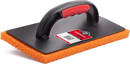COMENSAL® Reibebrett für Putz 280 x 140 mm - Putzbrett - Schwammgummi - Profi Reibebrett Kunststoff - Ergonomisch Griff - Fugbrett für Fliesenleger - Made in EU - Cheap-Us