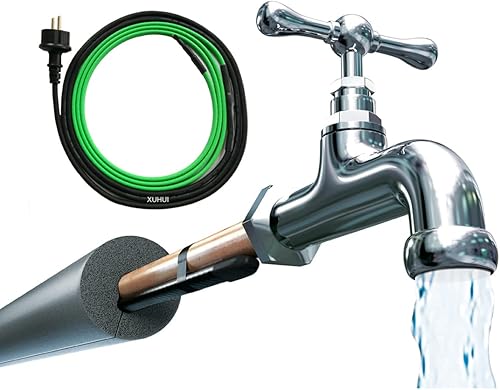 Heizkabel 5m Rohrbegleitheizung Frostschutz Wasserleitung Heizband Heizleitung - Cheap-Us