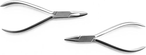 MedAT-Z 2025 Zangen - aktualisiertes Set aus Hohlkehlzange und Weingartzange zum Untertest Draht Biegen im MedAT, mit praktischem Etui zur Aufbewahrung - Cheap-Us