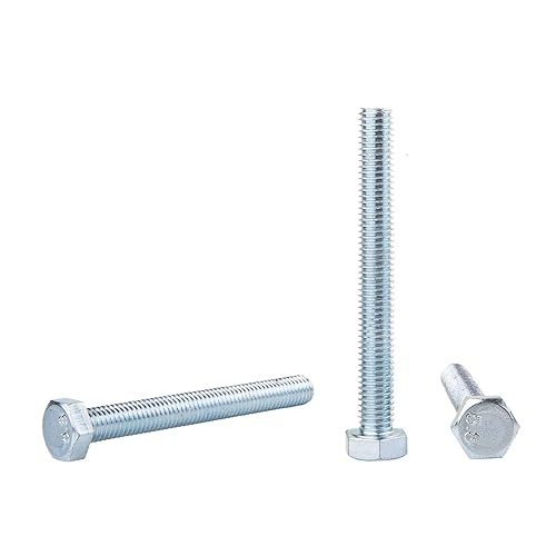 Marcopol (25 Stück) DIN 933 Stahl Sechskantschrauben M8 x 70 mm Vollgewinde Sechskantschrauben (25, M8 x 70 mm) - Cheap-Us