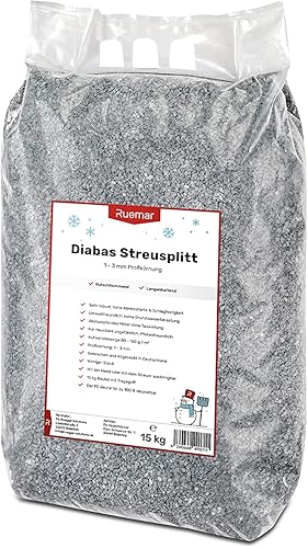 Streusplitt 15 kg Sack Streugranulat als Streusalz Ersatz Umweltfreundlich Salzfrei 1-3 mm Körnung - Cheap-Us