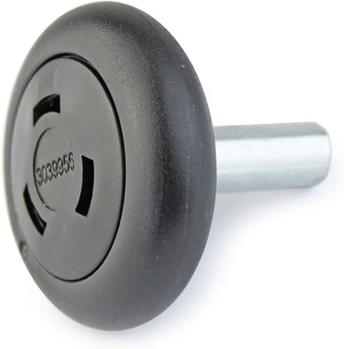 Hörmann Laufrolle (unten mit 40 mm Achse, Beschlag N/L/BL/Z/BZ, für reibungslose Bewegung des Garagentors) 3039956, Schwarz - Cheap-Us