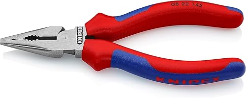 KNIPEX Spitz-Kombizange mit Comfort-Griffen schwarz atramentiert 145 mm 08 22 145 - Cheap-Us