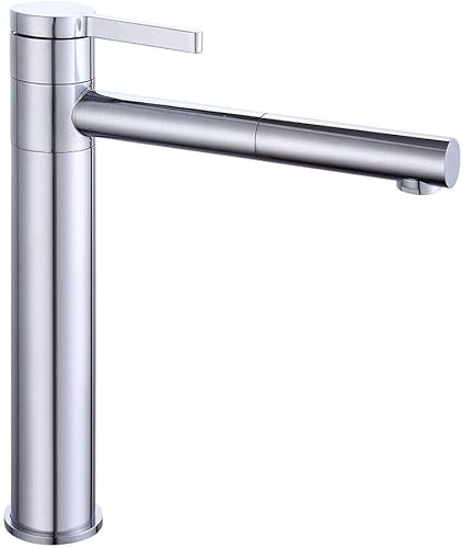 Futchoy Hoch Waschtischarmatur 360° Drehbar Bad Armatur Einhebelmischer Edelstahl Badarmatur Mischbatterie für Aufsatzwaschbecken Bad - Cheap-Us