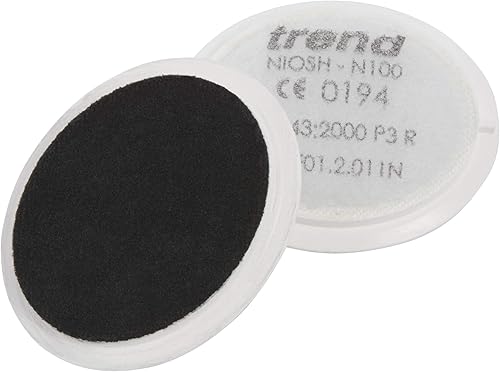 Trend Ersatz P3 Filter (1 Paar) für die Trend Air Stealth Halbmaske, HEPAC Filtration, STEALTH/1 - Cheap-Us