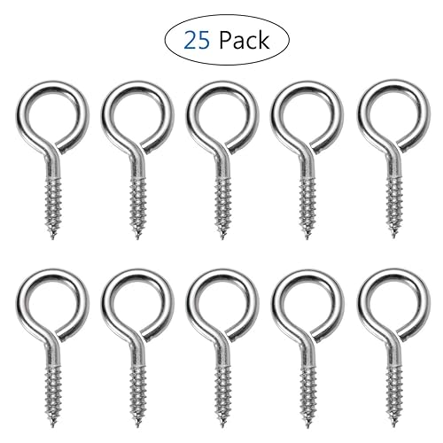 POPETPOP 50 Stück Ösennadeln Zur Schmuckherstellung Ösenhakenschraube Schmuck Aus Edelstahl Augenstifte Schrauben Mini Schrauben Anhänger Kaution Perlenschmuck Rostfreier Stahl Zubehör - Cheap-Us