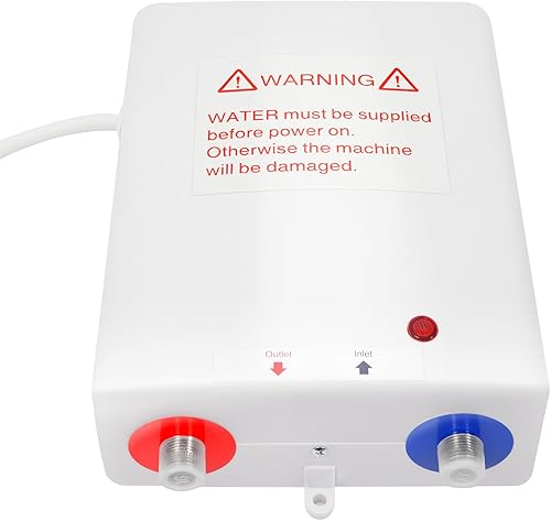 MINRS Durchlauferhitzer 3500W 230V Untertischspeicher Druckfest | Mini Elektronischer Warmwasserbereiter mit Konstante Temperaturfunktion zur Untertischmontage - Cheap-Us