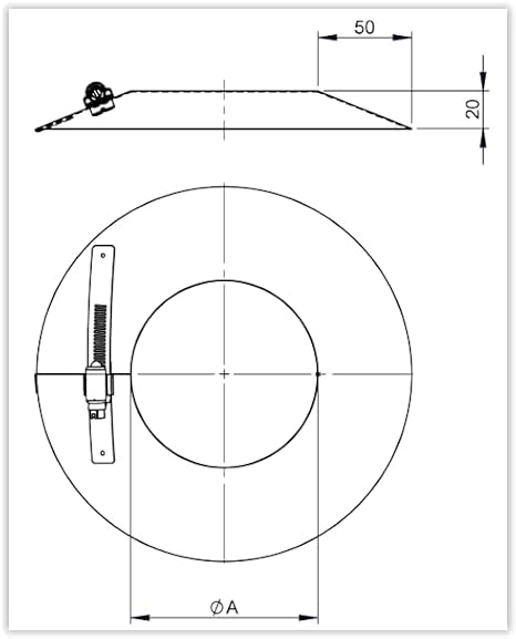 Pelletofen Winkelrohr/Winkel/Bogen 45 Grad aus Edelstahl mit innenliegender Dichtung, Durchmesser 80 mm gussgrau - Cheap-Us