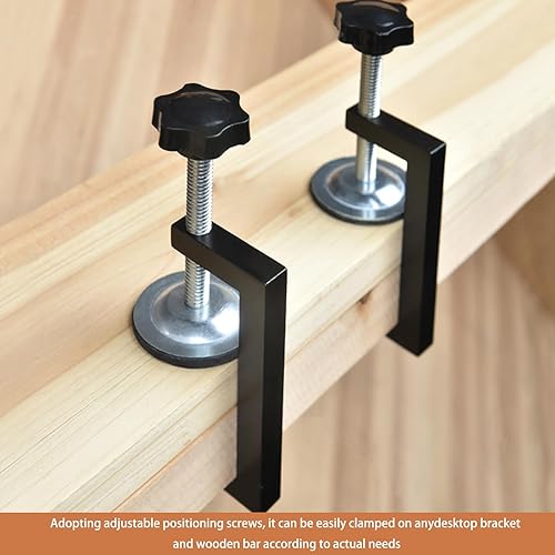 G-Klemmen für Holzbearbeitung, universelle C-Klemme, kleine Schreibtischklemme, Schrankrahmen, mit stabilen, breiten Backen, schwarze C-Klemmen für Werkstückbefestigung, Handwerkzeugteile, 6 Stück - Cheap-Us