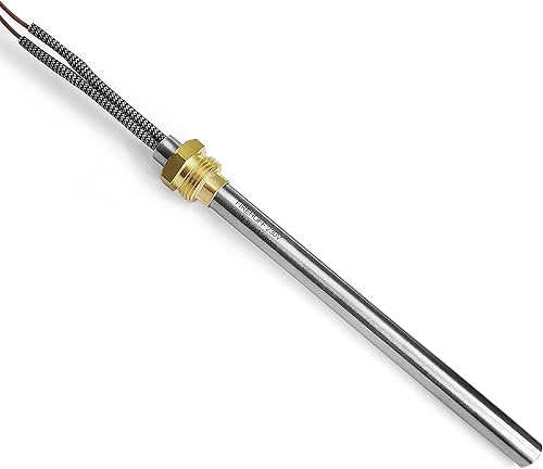 Glühzünder/Zündkerze für Pelletöfen, 250 W, 140/150 mm, Durchmesser 9,9 mm, Gewinde 3/8 mit Kabelschuhen - 1 Jahr Garantie - Cheap-Us