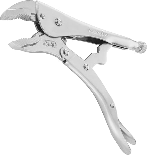 Poppstar Universal-Gripzange (225 mm) Feststellzange mit Stellschraube & Schnell-Lösehebel - Cheap-Us