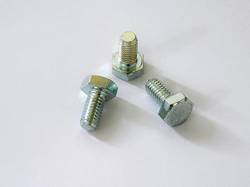 Sechskantschrauben mit Gewinde bis zum Kopf M 6x16 mm 8.8 verzinkt DIN 933 100 Stück - Cheap-Us