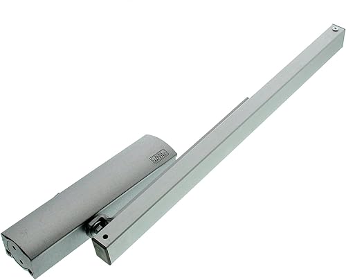 Burg-Wächter Türschließer für Innentüren, Feststellfunktion, Hydraulisch, Variabel einstellbar, mit Gleitschiene, Breite bis 110 cm, Gewicht bis 80 kg, GTS 514 S, Silber - Cheap-Us