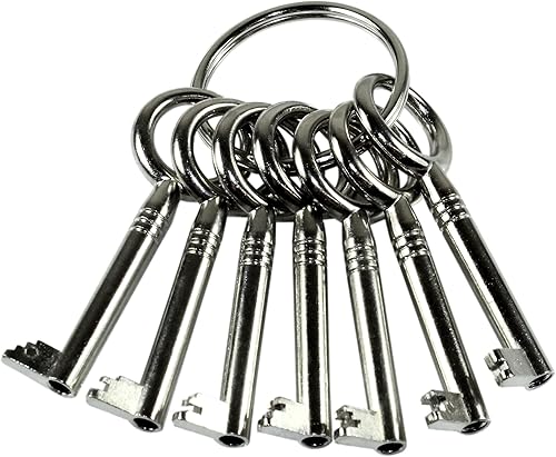 Möbelschlüssel Satz 7-teilig, Ersatzschlüssel, Zusatzschlüssel für Möbelschlösser, geignet z.B für SN-TEC und Junie Schlösser - Cheap-Us