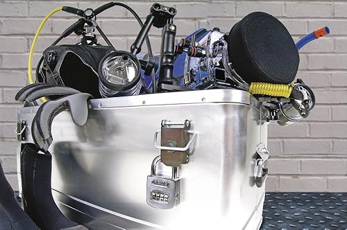 ABUS Zahlenschloss 160/50 - Vorhängeschloss in hochglanz-verchromter Optik - mit individuell einstellbarem Zahlencode - 02987 - ABUS-Sicherheitslevel 6 - Silber - Cheap-Us