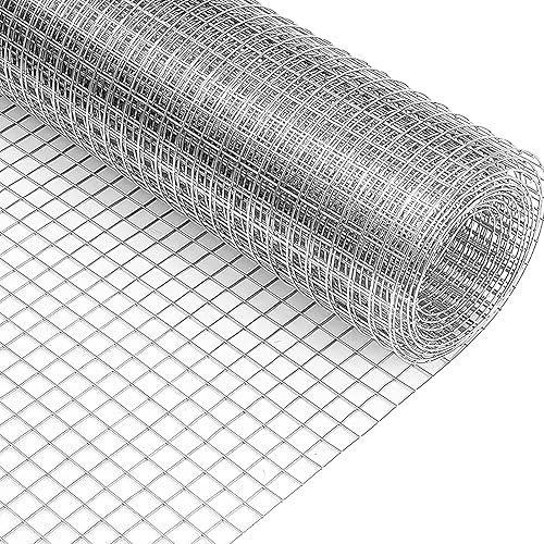 Drahtgitter Metallgitter Volierendraht Verzinkt Drahtzaun 30cmX6m Maschendraht Kaninchendraht Wühlmausgitter Rolle für Garten Hochbeet - Cheap-Us