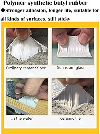 Wasserdichtes Klebeband, CTRICALVER Verbesserte Version Butyl Dichtungsband 5m(L)*10cm(W)*1mm(T), Wasserdichtes Reparaturband, für boot, rohrabdichtung, dachleck, Fenster - Cheap-Us