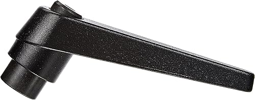HALDER 24400.0324 Verstellbare Klemmhebel, Schwarz, d1=18 mm / d2=M8 - Cheap-Us