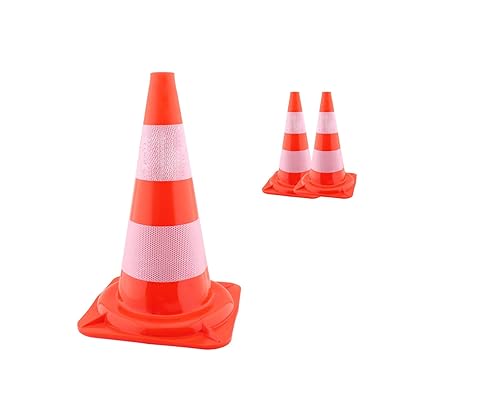 2 Stk. Verkehrs-Pylone Leitkegel Warnkegel Hütchen Kegel Lübecker Hut Parcours - Cheap-Us