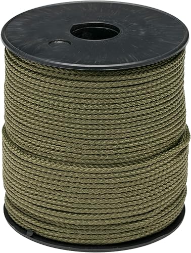 Flandria Polypropylen-Seil, geflochten, Khaki, 3 mm ± 100 m - Cheap-Us