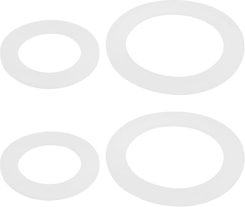 YINETTECH 2 Sets Silikon-Spülventil-Basisdichtungsscheibe Toilettenspülkastendichtung Kompatibel mit Grohe Adagio 43808000 43544000 Kolben (66 X 46,5 X 2 Mm 47 X 30 X 2 Mm) - Cheap-Us