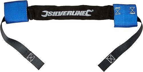 Silverline Motorradlenker-Spanngurte, blue, 341673 - Cheap-Us