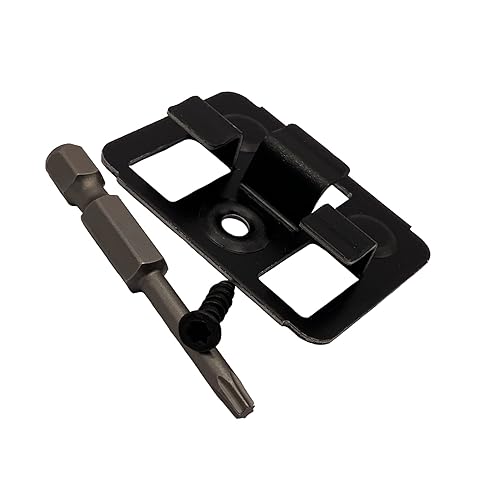 FRÜH Schnellbautechnik WPC Clip 6 mm Terrassenclips Unsichtbare Terrassenbefestigung Stahl schwarz für WPC/BPC Dielen 50 Stück - Cheap-Us
