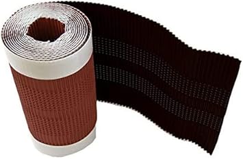 Premio 5m Aluminium Firstrolle/Gratrolle, Breite: 340mm, starke Haftung und hohe Flexiblität auch bei profilierten Dachziegel, Made in Germany, Farbe: rot - Cheap-Us