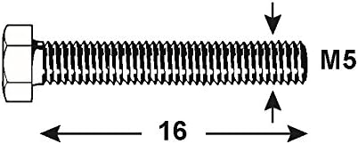 Connex Sechskantschrauben M8 x 80 mm, DIN 933, 1000 g, verzinkt, KL4080880 - Cheap-Us