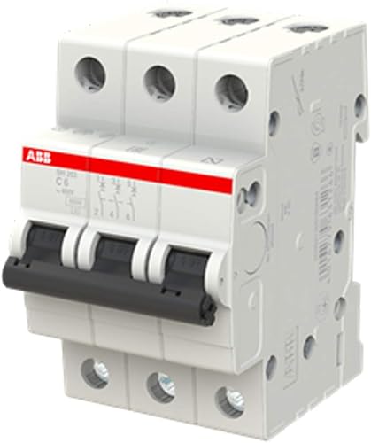 ABB SH203-C16 2CDS213001R0164 Automatischer Schalter, Weiß und Rot, Estándar - Cheap-Us